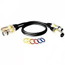 Rockcable RCL30353 D6 микрофонный кабель XLR, 3 м