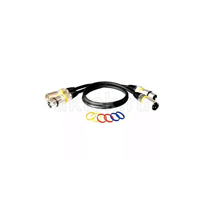 Rockcable RCL30353 D6 микрофонный кабель XLR, 3 м