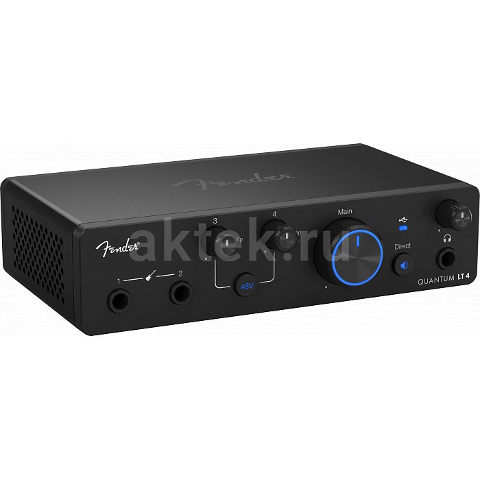 USB-C аудиоинтерфейс Fender Quantum LT4 4x4 3
