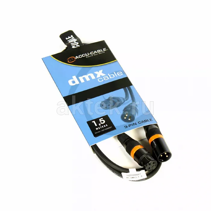 ADJ AC-DMX3/1,5 кабель DMX, 1.5 м 3