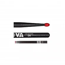 Vic Firth N5ANB чёрные барабанные палочки, орех, нейлоновый наконечник