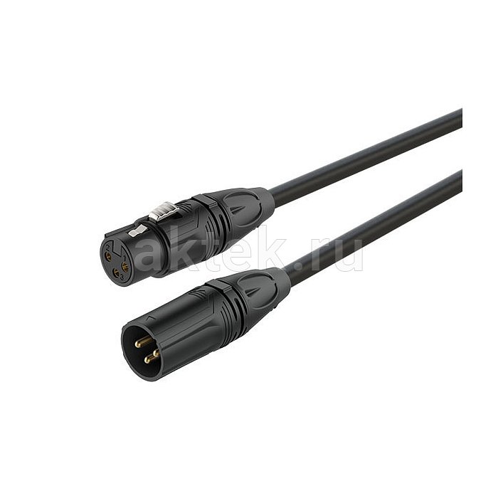ROXTONE GMXX200/0,5 микрофонный кабель XLR–XLR, 0,5 м, 2×0,30 мм²