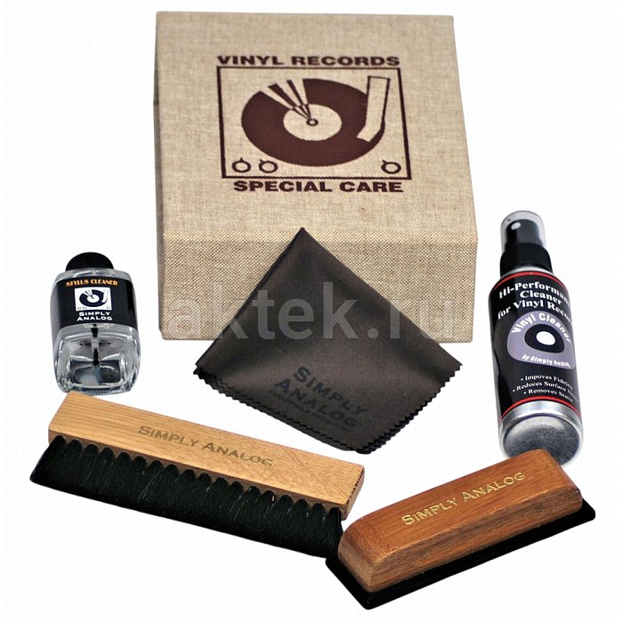 Набор для очистки виниловых пластинок Simply Analog Deluxe Flax