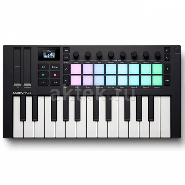Novation Launchkey Mini 25 Mk4 MIDI-клавиатура, 25 клавиш, USB