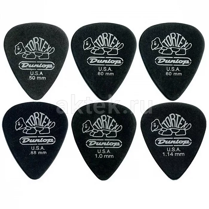 Dunlop 4880 Tortex Pitch Black Standard витринный набор, 432 медиатора 3
