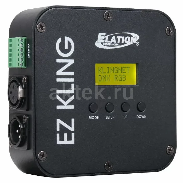 Маппинг интерфейс Elation EZ Kling 6