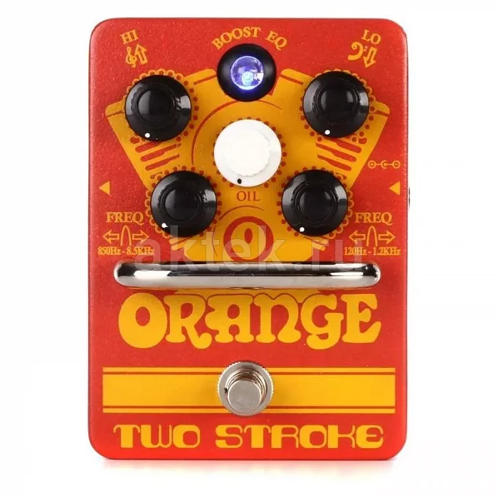 Orange Two Stroke педаль бустера и двухполосного эквалайзера