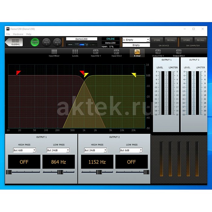 Lab.gruppen IPX2400 усилитель 2-канальный c DSP 3