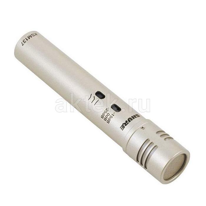 SHURE KSM137/SL Инструментальный конденсаторный микрофон кардиоидный 3