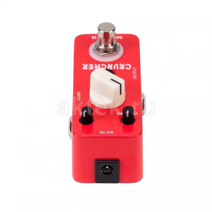 Mooer Cruncher аналоговая мини-педаль дисторшна, high-gain, 3 регулятора 4