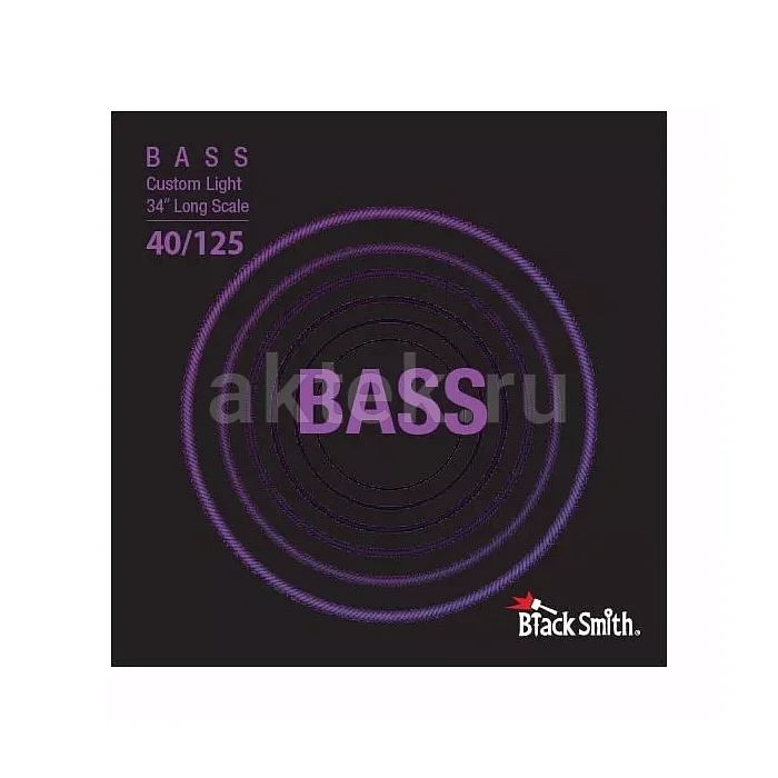 BlackSmith Bass Custom Light 34" Long комплект струн пятиструнной бас-гитары