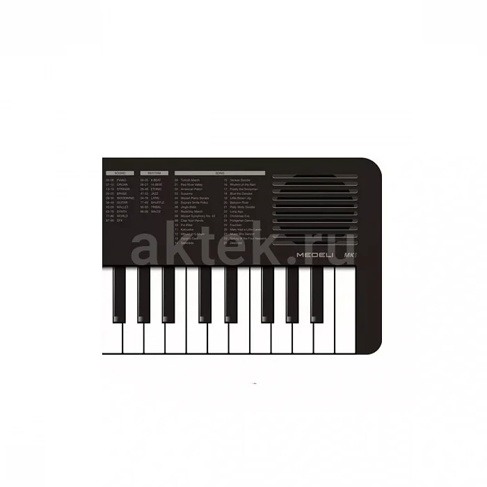 Medeli MK1 BK синтезатор, черный, 37 клавиш, 32 голоса 3