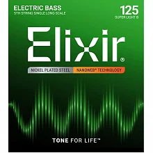 Elixir 15425 NanoWeb отдельная струна для бас-гитары, 125L