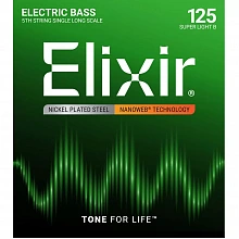 Elixir 15425 NanoWeb отдельная струна для бас-гитары, 125L