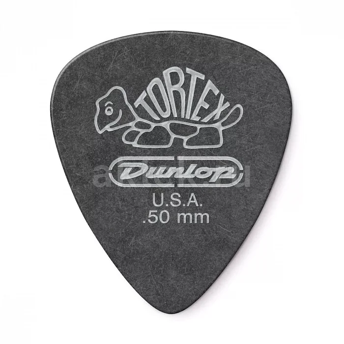 Dunlop 488P050 Tortex Pitch Black Standard медиаторы, 0,5 мм