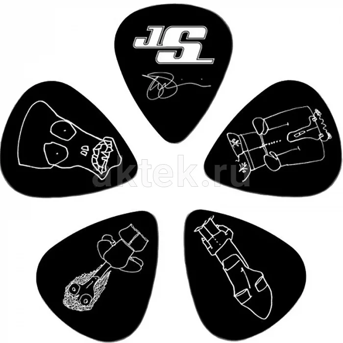 D’Addario 1CBK4-10JS медиаторы, целлулоид, 0,70 мм, 10 шт
