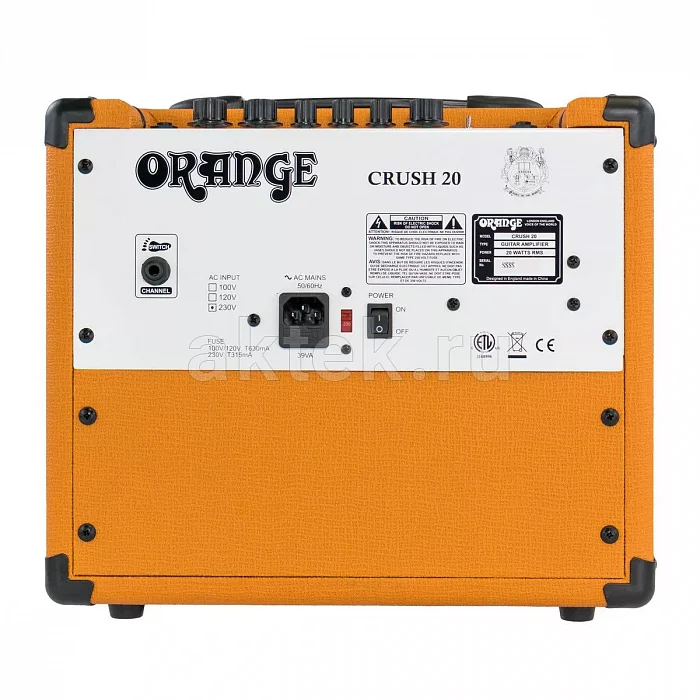 Orange Crush 20 гитарный усилитель, оранжевый, 2 канала 6