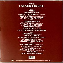 Виниловая пластинка FUTURE - I NEVER LIKED YOU 180 GRAM BLACK VINYL 12" 2