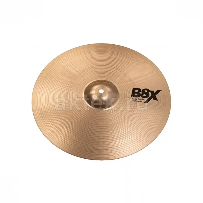 Sabian 16" B8X Rock Crash крэш-тарелка из бронзы B8