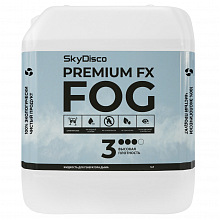 Жидкость для дым машины SkyDisco Premium FX FOG 3 медленного рассеивания, с ароматом шампанского, 5л