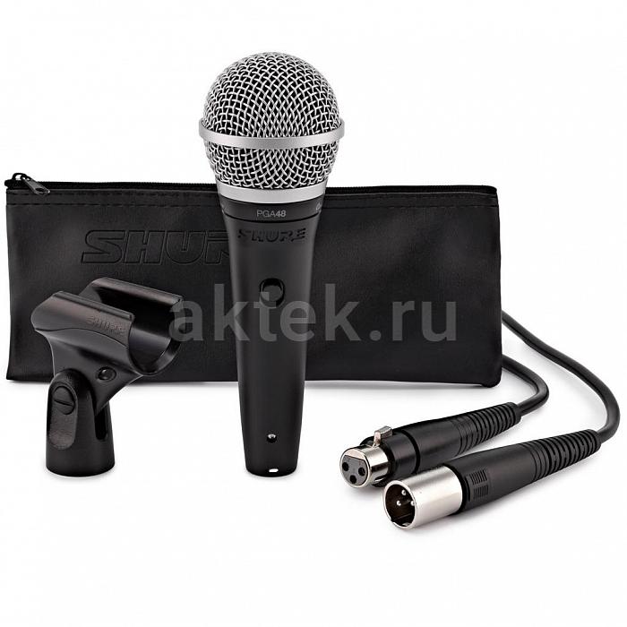 SHURE PGA48LC динамический вокальный микрофон, 70 Гц–15 кГц, кардиоидная диаграмма 2