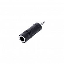 Adam Hall K4AJF3MM3 Black адаптер TRS6.3-F-stereo–TRS3.5-M-stereo 3