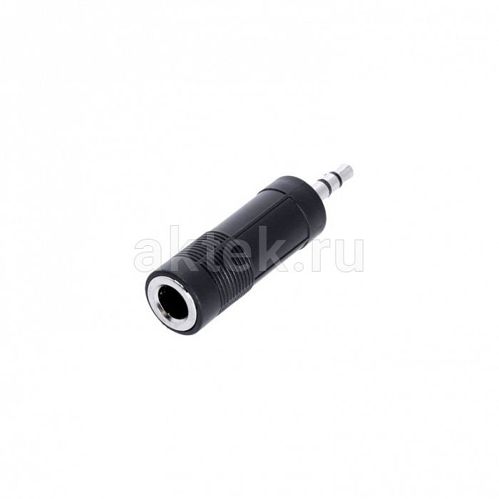 Adam Hall K4AJF3MM3 Black адаптер TRS6.3-F-stereo–TRS3.5-M-stereo 3