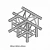 Dura Truss DT 34 T40-TD стыковочный узел для фермы, 90°