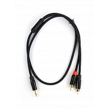 AuraSonics J35Y2RCA-1 аудио Y-кабель jack 3,5 -> 2 x RCA, 1 м 3 AuraSonics J35Y2RCA-1 аудио Y-кабель jack 3,5 -> 2 x RCA, 1 м 3