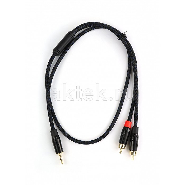 AuraSonics J35Y2RCA-1 аудио Y-кабель jack 3,5 -> 2 x RCA, 1 м 3