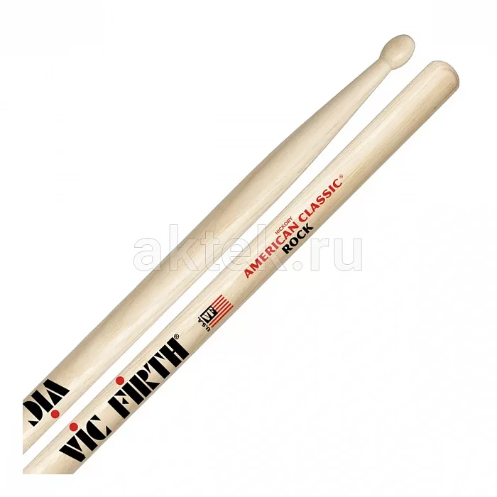 Vic Firth Rock барабанные палочки, орех 2
