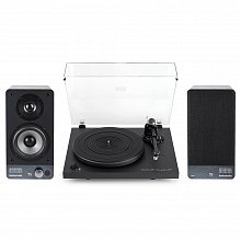 Комплект проигрывателя винила LP002D + S-20NA Black