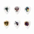 Dunlop BL100P073 Blackline Forbes S1 6Pack медиаторы, 0,73 мм