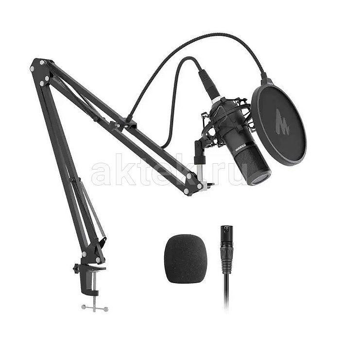 Maono AU-PM320S микрофон конденсаторный кардиоидный. Пантограф