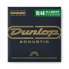 Dunlop DAP1048 Phosphor Bronze комплект струн, калибр 10-48, Light