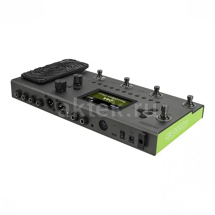 Mooer GE200 Pro гитарный процессор, 286 эффектов, лупер 3