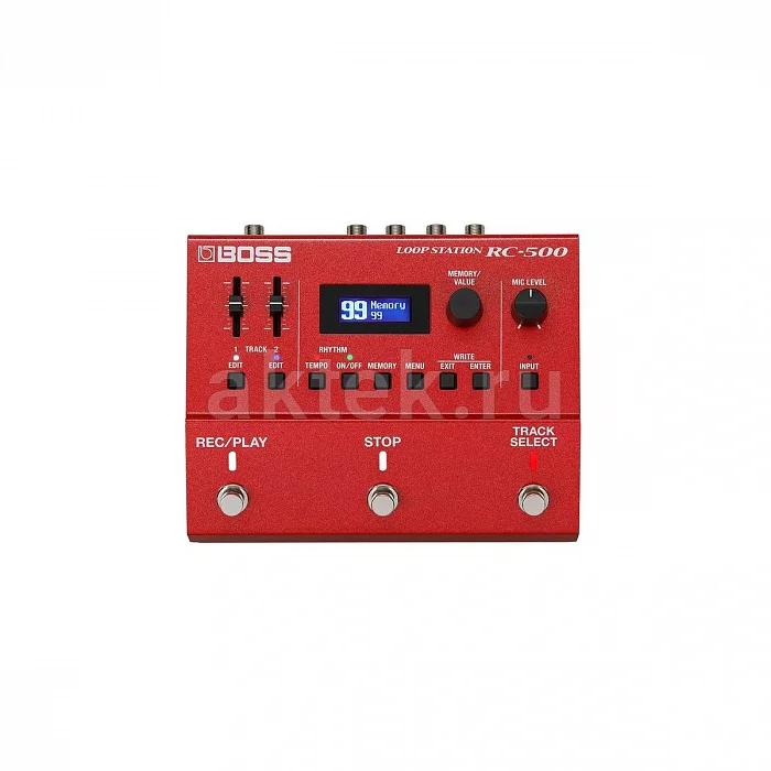 Boss RC-500 двухтрековый лупер, запись 32 бит
