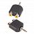 Adam Hall 7550 Black адаптер 2×RCA-F-mono–TRS3.5-M-stereo