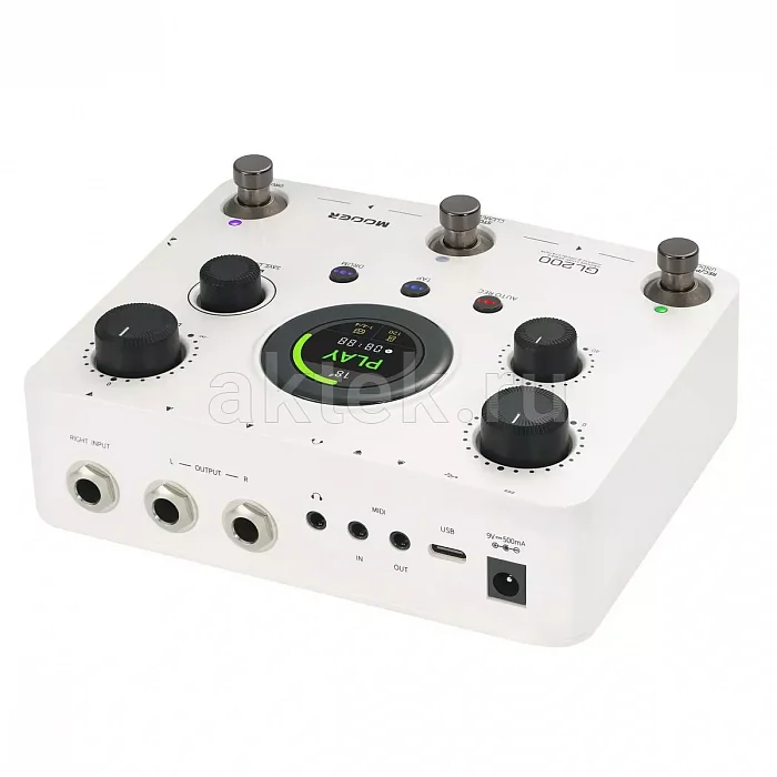 Mooer GL200 двухдорожечный лупер с Bluetooth и XLR 4