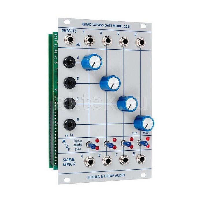 Eurorack-модуль Tiptop & Buchla 292t Quad Lopass Gate 6