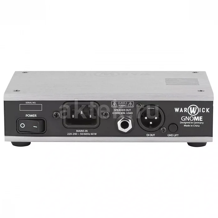 Warwick Gnome басовая усилительная голова, 200 Вт, XLR DI 4
