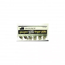 Dunlop 3020 Nickel Silver Fingerpick Display набор медиаторов-когтей, 120 шт