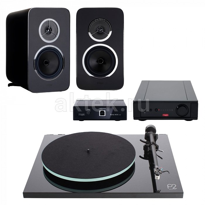 Комплект проигрывателя винила Rega System Two Black