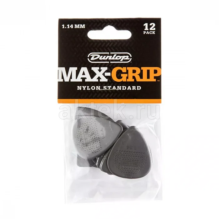 Dunlop 449P114 Max-Grip Nylon медиаторы, 1,14 мм, 12 шт 4