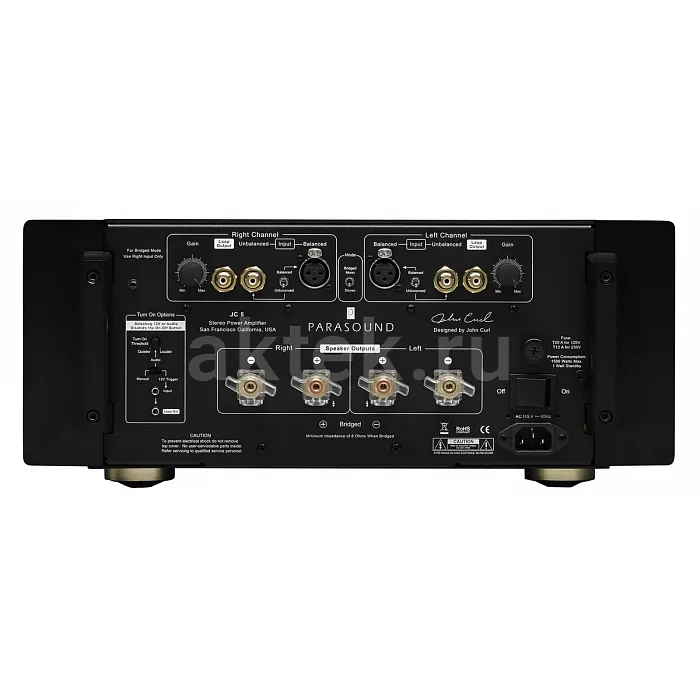 Усилитель мощности Parasound JC5 black 2