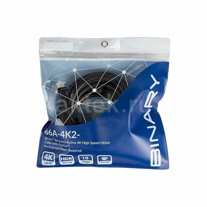 Binary Cables HDMI B6 Active 4K High-Speed (20.0 м) HDMI-кабель 2