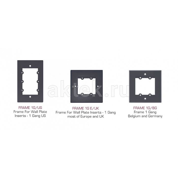 Kramer FRAME-1G/EUKG рамка, для профессиональной AV-инсталляции