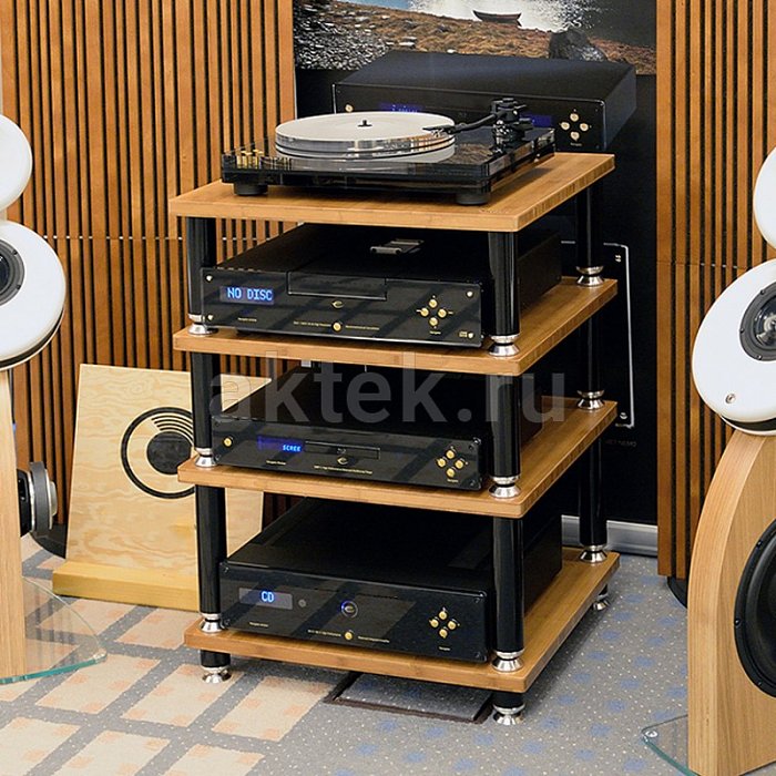 NorStone Spider 2 Bamboo стойка для Hi-Fi аппаратуры 4