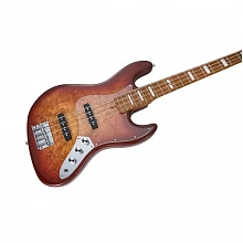 Mooer MBJ420 Red Burst бас-гитара, красный, корпус из тополя 3