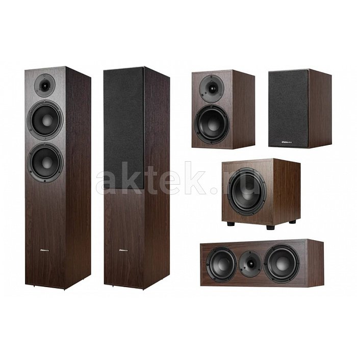 Phaze Audio Tilia 5.1 Dark Oak комплект, активный сабвуфер 10дюймов/120Вт
